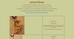 Desktop Screenshot of justanoldman.com