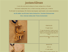 Tablet Screenshot of justanoldman.com